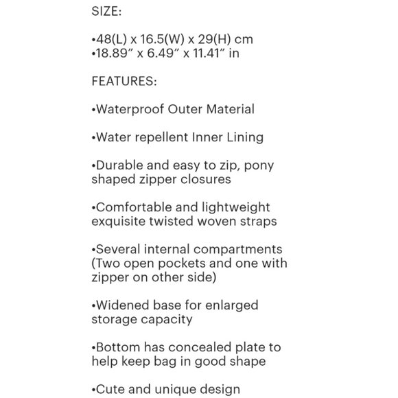 Waterproof Shiba Inu Woven Tote Shoulder Bag - Picture 5 of 13